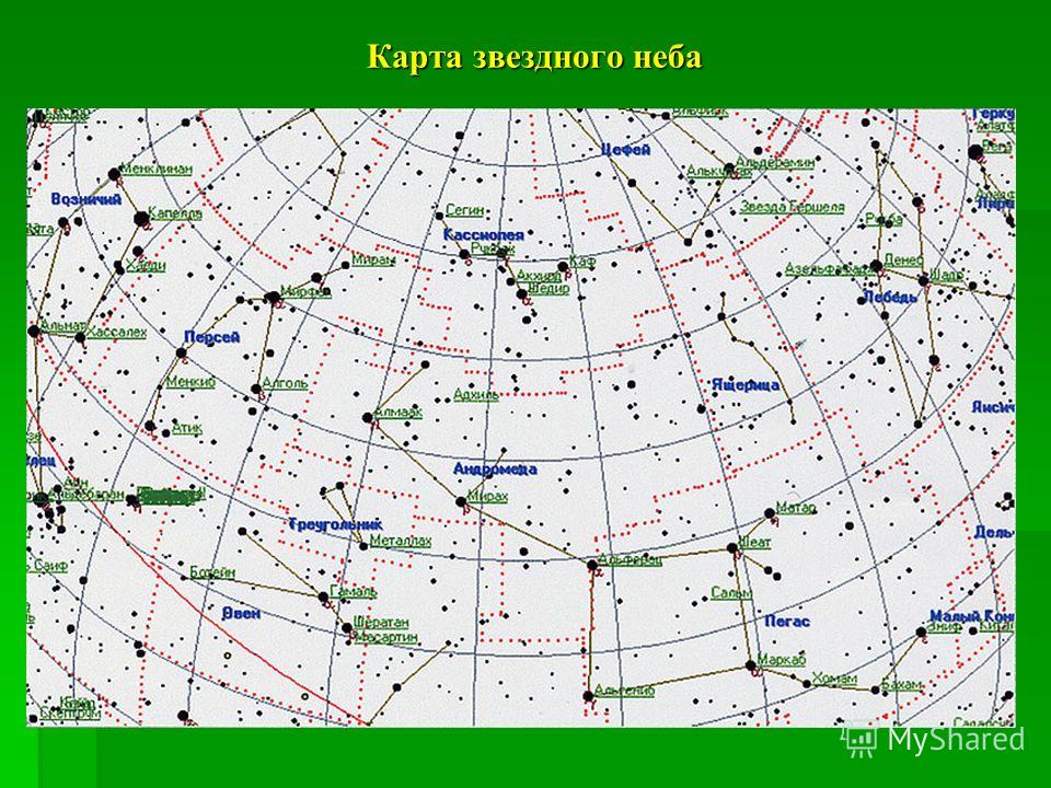 Карта звездного неба это