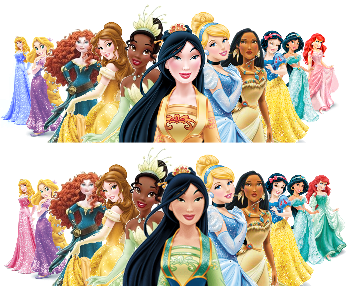 Alternate Princess Redesign Lineup disney princess 35223573 1450 1180