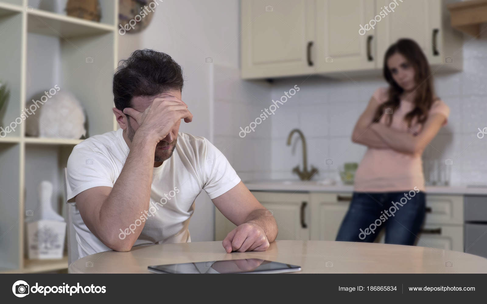 depositphotos 186865834 stock photo offended husband and wife silent